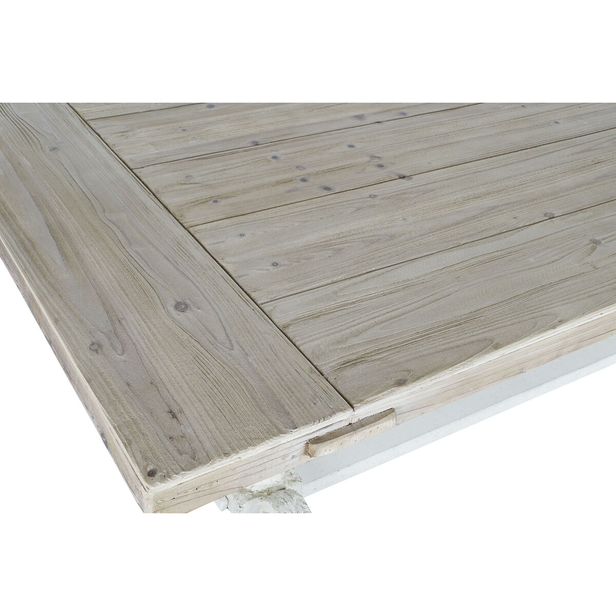 Eettafel DKD Home Decor Wit Natuurlijk Spar 200 x 90 x 78 cm - Afbeelding 2