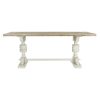 Eettafel DKD Home Decor Wit Natuurlijk Spar 200 x 90 x 78 cm