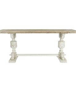 Eettafel DKD Home Decor Wit Natuurlijk Spar 200 x 90 x 78 cm