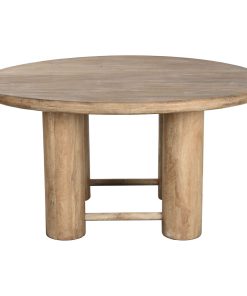 Eettafel Home ESPRIT Bruin Mangohout 150 x 150 x 78
