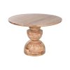 Eettafel Home ESPRIT Bruin Natuurlijk Acacia 115 x 115 x 76 cm