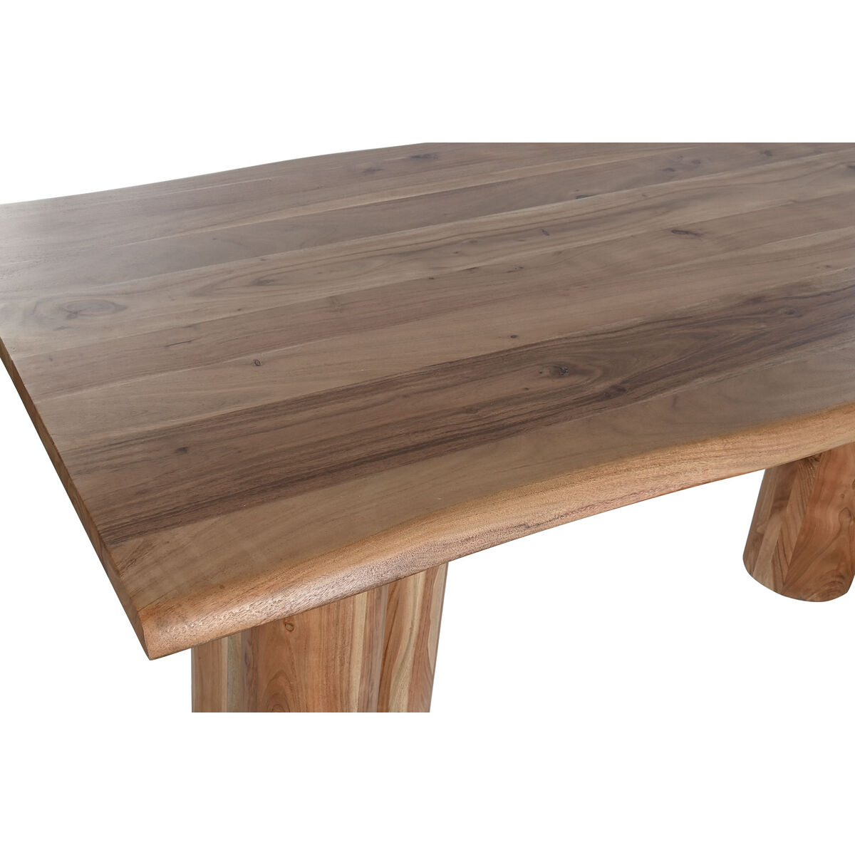 Eettafel Home ESPRIT Bruin Natuurlijk Acacia 200 x 100 x 76 cm - Afbeelding 2