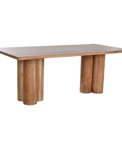 Eettafel Home ESPRIT Bruin Natuurlijk Acacia 200 x 100 x 76 cm
