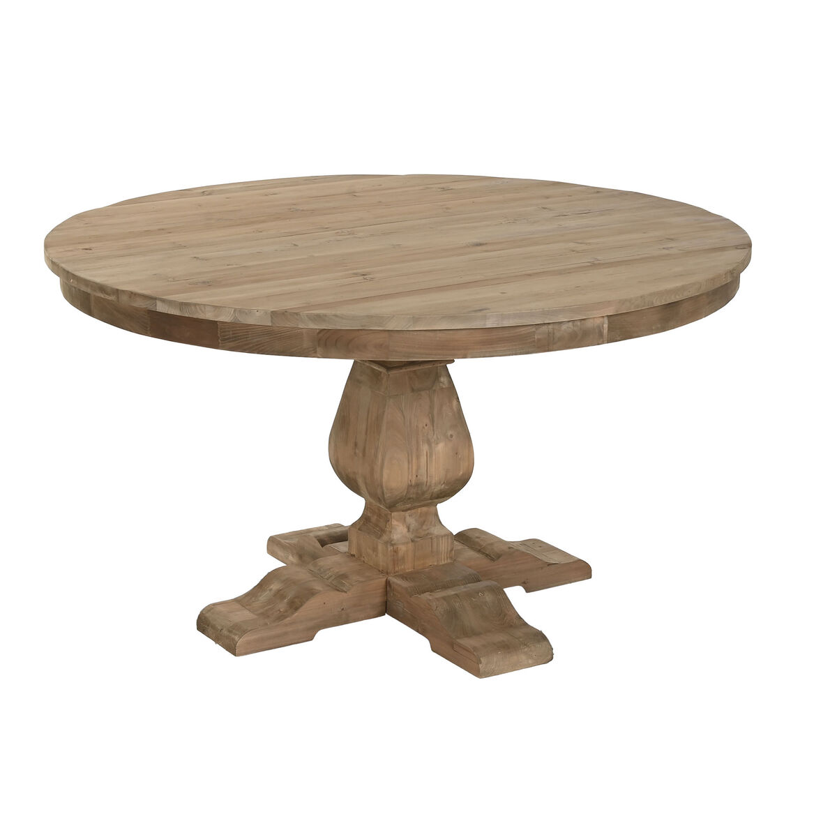 Eettafel Home ESPRIT Gerecycleerd Hout Sparrenhout 140 x 140 x 76 cm - Afbeelding 2