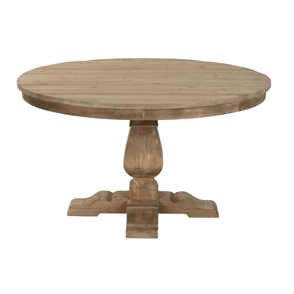 Eettafel Home ESPRIT Gerecycleerd Hout Sparrenhout 140 x 140 x 76 cm