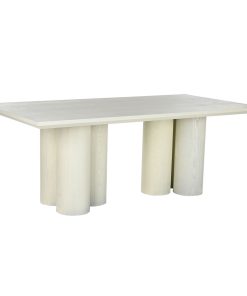 Eettafel Home ESPRIT Graniet Hout MDF 200 x 100 x 76 cm