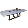 Eettafel Home ESPRIT Keramisch Teakhout 240 X 120 X 78 cm