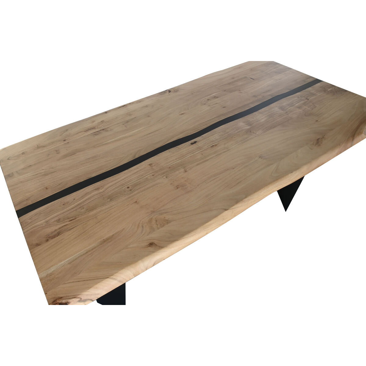Eettafel Home ESPRIT Metaal Acacia 200 x 100 x 76 cm - Afbeelding 2