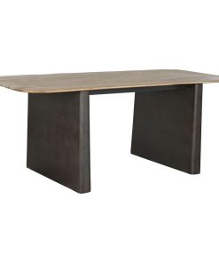 Eettafel Home ESPRIT Natuurlijk Donkerbruin Spar 200 x 90 x 75 cm