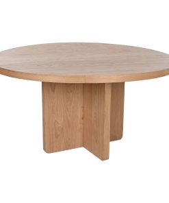 Eettafel Home ESPRIT Natuurlijk Ekträ 152 x 152 x 78 cm