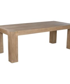 Eettafel Home ESPRIT Natuurlijk Elmhout 220 x 100 x 76 cm