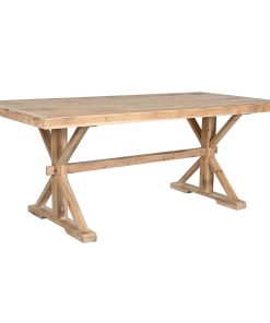 Eettafel Home ESPRIT Natuurlijk Hout 200 x 100 x 80 cm