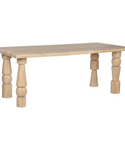 Eettafel Home ESPRIT Natuurlijk Mangohout 200 x 90 x 76 cm