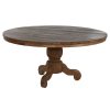 Eettafel Home ESPRIT Natuurlijk Teakhout 160 X 160 X 78 cm