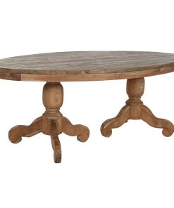 Eettafel Home ESPRIT Natuurlijk Teakhout 220 X 110 X 78 cm