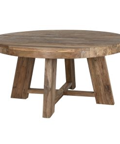 Eettafel Home ESPRIT Teakhout 160 X 160 X 78 cm
