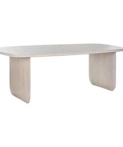 Eettafel Home ESPRIT Wit Mangohout 218 x 100 x 76 cm