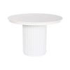 Eettafel Home ESPRIT Wit Metaal Marmer 110 x 110 x 76 cm