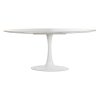 Eettafel Home ESPRIT Wit Metaal Marmer 180 x 100 x 76 cm