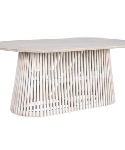 Alternative view of Eettafel Home ESPRIT Wit Mindi hout 180 x 100 x 75 cm