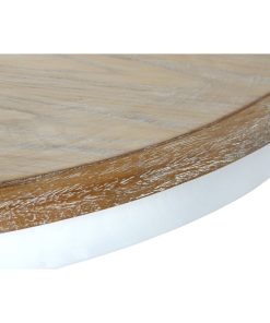 Alternative view of Eettafel Home ESPRIT Wit Natuurlijk Elmhout 120 x 120 x 76 cm