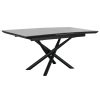 Eettafel Home ESPRIT Zwart Grijs Metaal Keramisch 160 x 90 x 76 cm