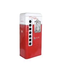 Flessenrek DKD Home Decor 70 x 44 x 151 cm Rood Wit Ijzer