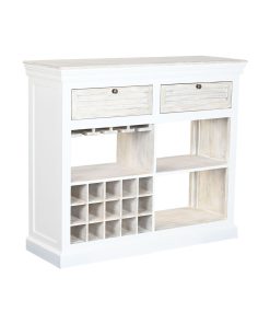 Flessenrek Home ESPRIT Wit 120 x 40 x 98 cm