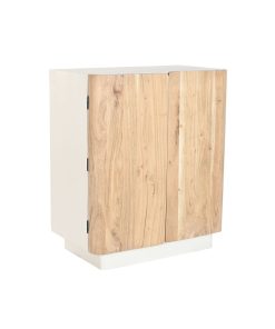 Flessenrek Home ESPRIT Wit Natuurlijk 85 x 50 x 100 cm