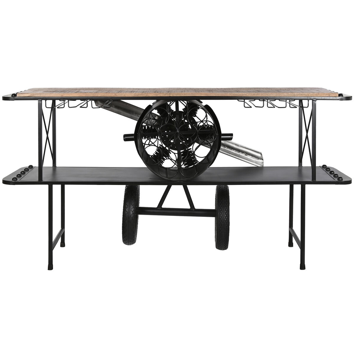 Gang Home ESPRIT Bruin Zwart 191 x 58 x 96 cm 191 x 58 x 91 cm - Afbeelding 2