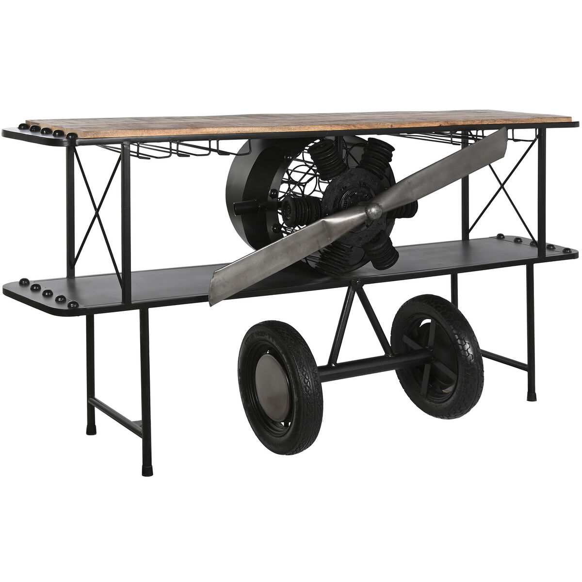Gang Home ESPRIT Bruin Zwart 191 x 58 x 96 cm 191 x 58 x 91 cm