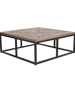Hoofdtafel Home ESPRIT Hout Metaal 120 x 120 x 45 cm