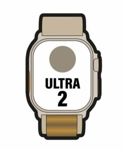 Horloge Heren Apple MX4E3TY/A Titanium 49 mm
