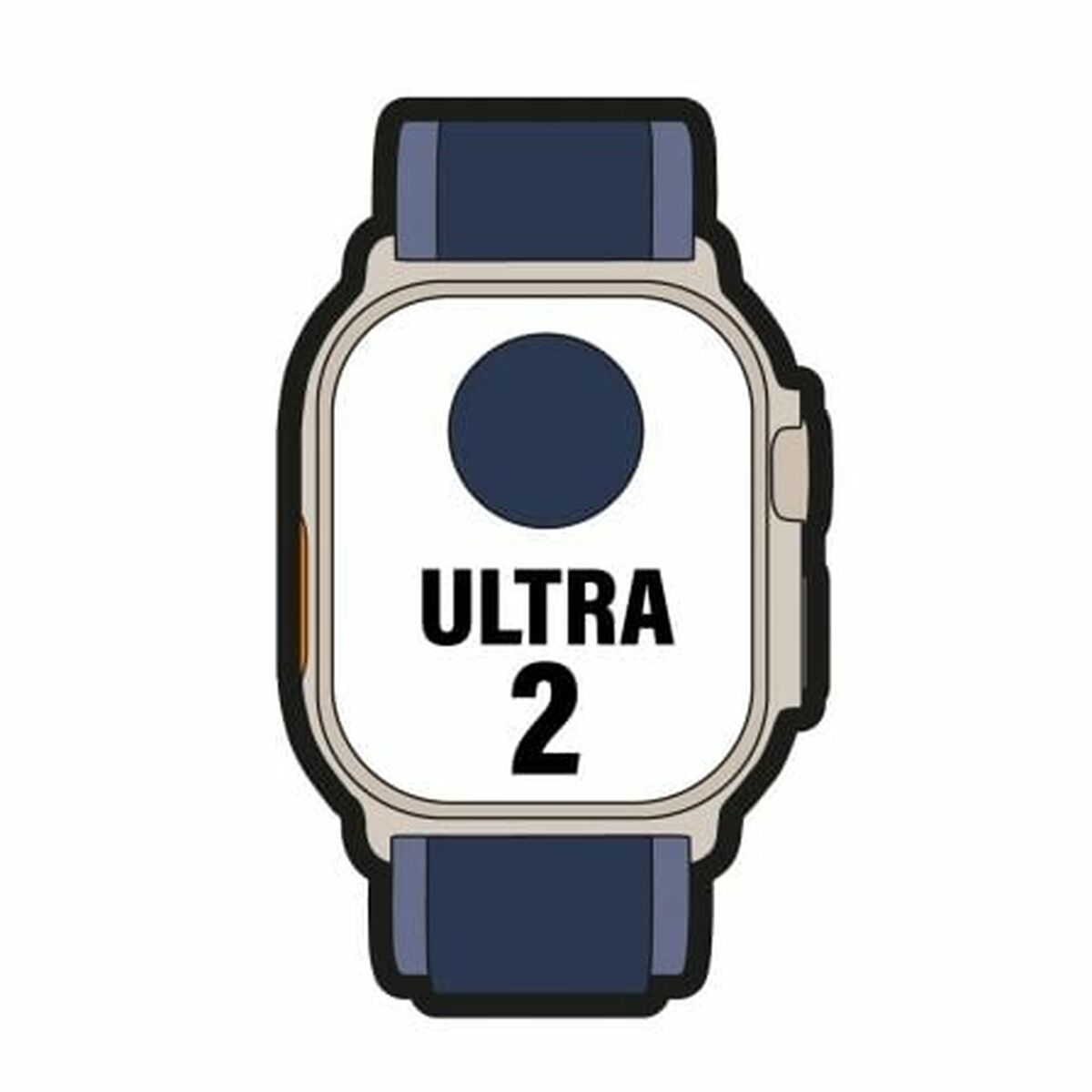Horloge Heren Apple MX4H3TY/A Titanium 49 mm