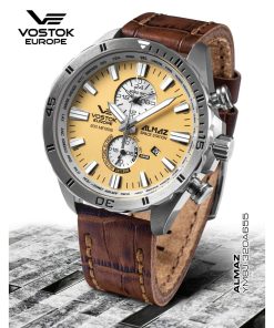 Alternative view of Horloge Heren Vostok Beige (Ø 47 mm)