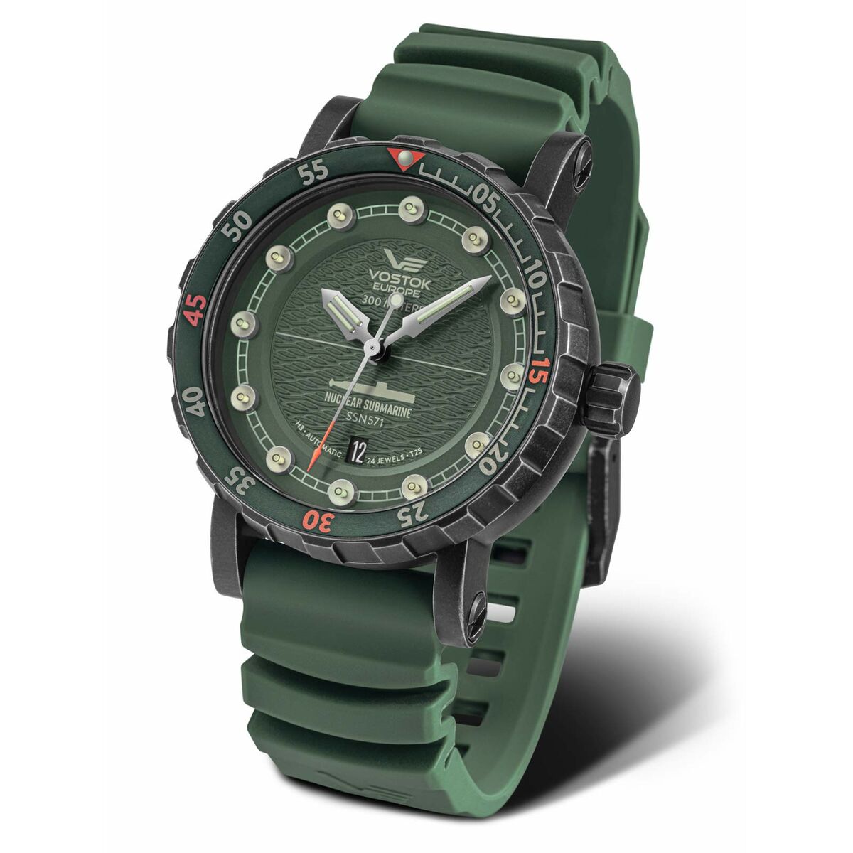 Horloge Heren Vostok NH35A-571F608 Groen