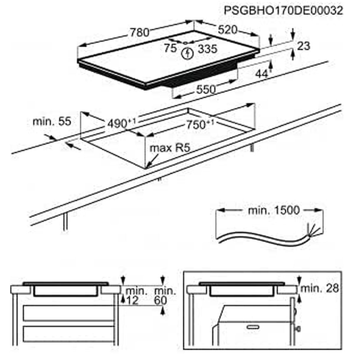 Inductiekookplaat AEG IAE84881FB 3200 W 3600 W - Afbeelding 2