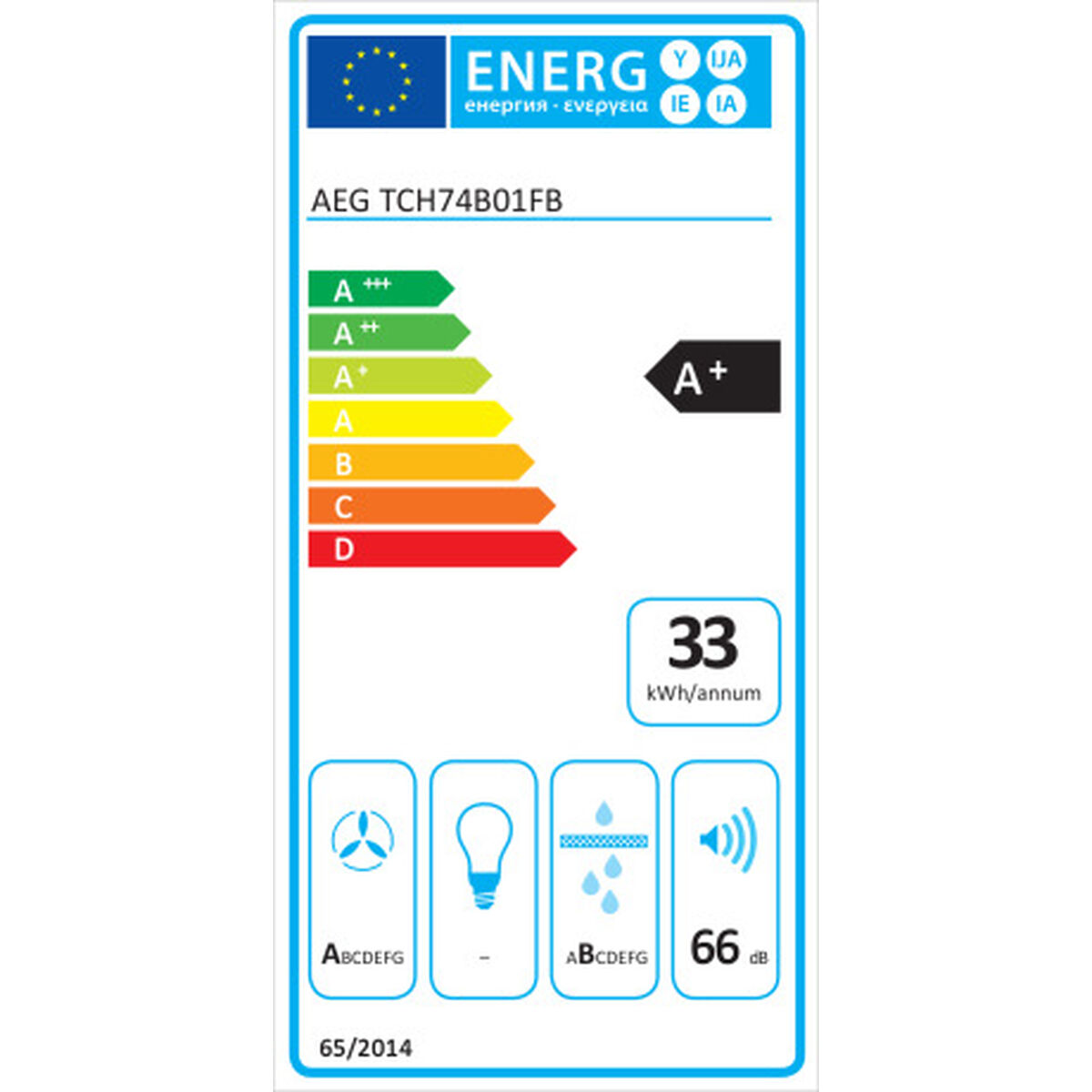 Inductiekookplaat Electrolux TCH74B01FB 71 cm 3200 W 7350 W - Afbeelding 2