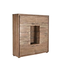 Kast DKD Home Decor 145 x 40 x 153 cm Kristal Bruin Acacia
