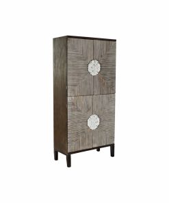 Kast DKD Home Decor MB-179372 Donkerbruin Lichtbruin Spar Hout MDF 86 x 41 x 181 cm