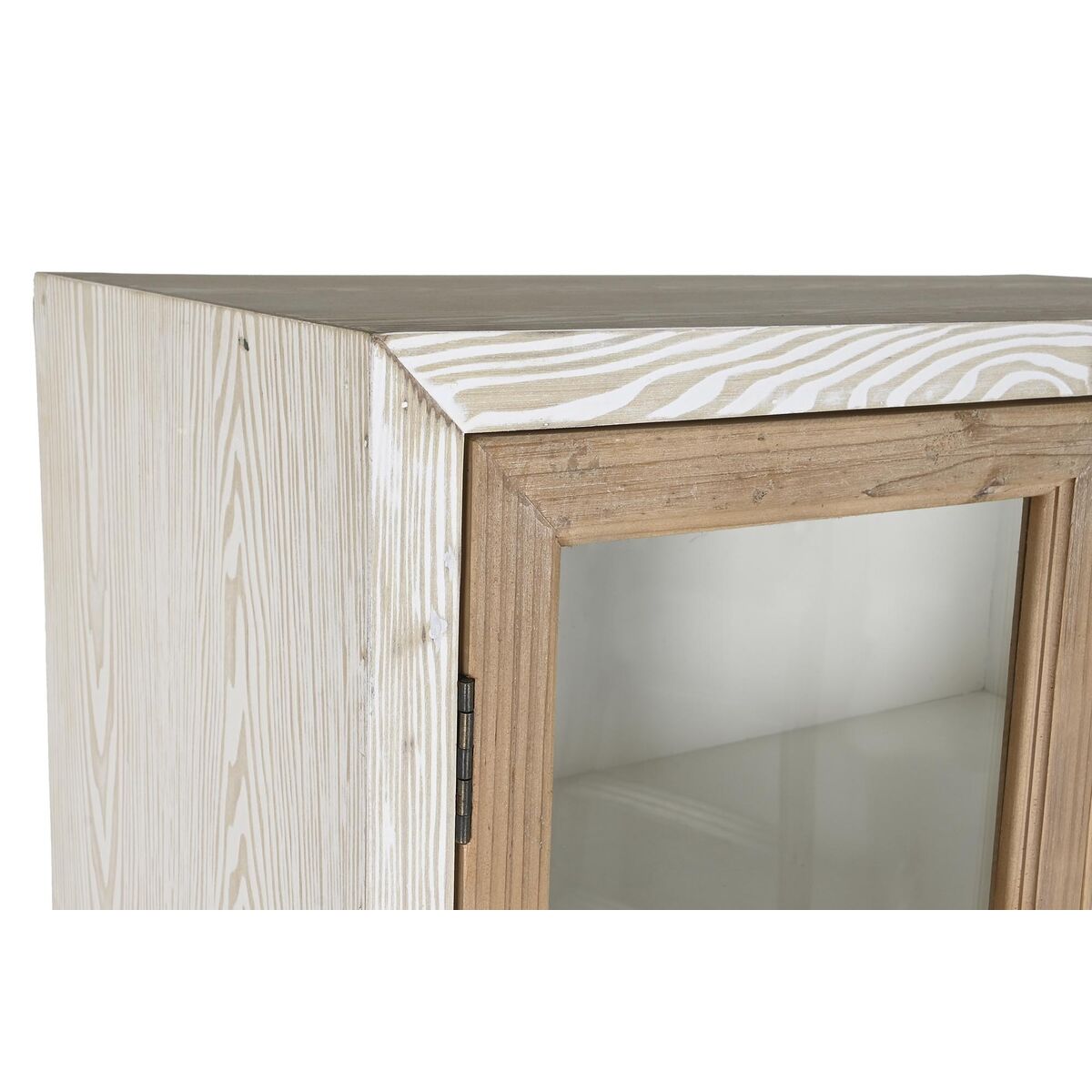 Kast DKD Home Decor Wit Natuurlijk Kristal Spar 86 x 40 x 180 cm 80 x 42 x 180 cm - Afbeelding 2