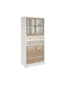 Kast DKD Home Decor Wit Natuurlijk Kristal Spar 86 x 40 x 180 cm 80 x 42 x 180 cm