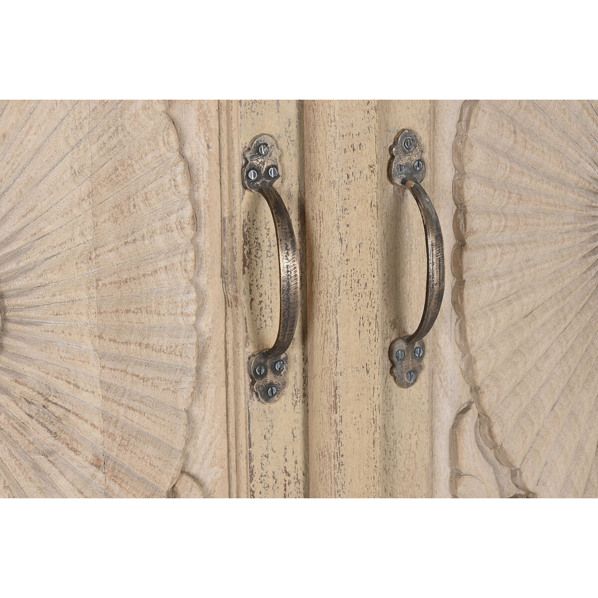Kast Home ESPRIT Natuurlijk Mangohout 125 x 43 x 214 cm - Afbeelding 2