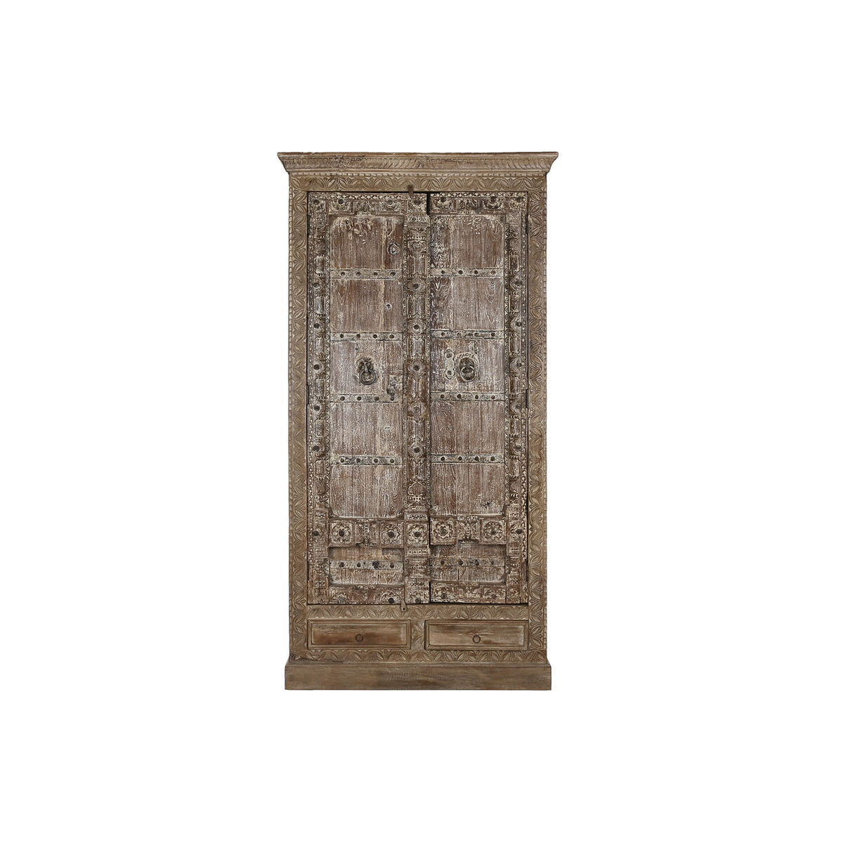 Kast Home ESPRIT Natuurlijk Teakhout 122 X 51 X 216 cm