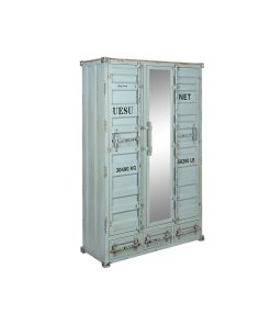 Kast Home ESPRIT Turkoois Hemelsblauw 112 x 46 x 174 cm