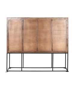 Alternative view of Kast Home ESPRIT Wit Zwart Metaal Mangohout 180 x 40 x 160 cm