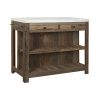 Keukenmeubilair Home ESPRIT Wit Natuurlijk 120 x 60 x 97 cm 131 x 61