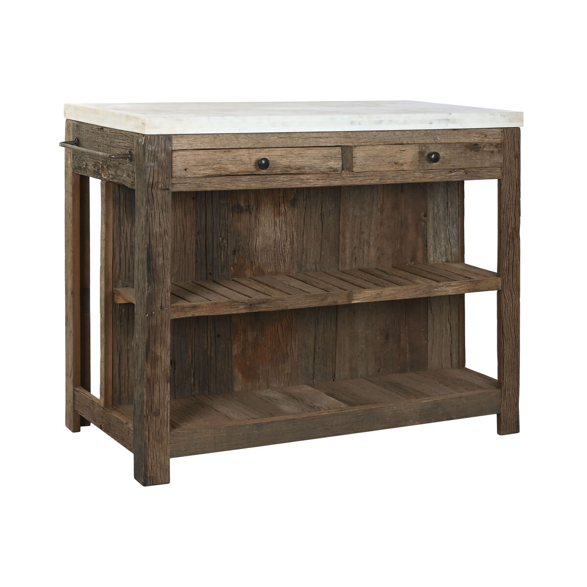Keukenmeubilair Home ESPRIT Wit Natuurlijk 120 x 60 x 97 cm 131 x 61