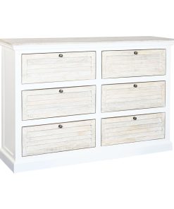 Alternative view of Ladenkast Home ESPRIT Wit Natuurlijk 150 x 40 x 100 cm
