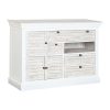 Ladenkast Home ESPRIT Wit Versleten 115 x 40 x 80 cm